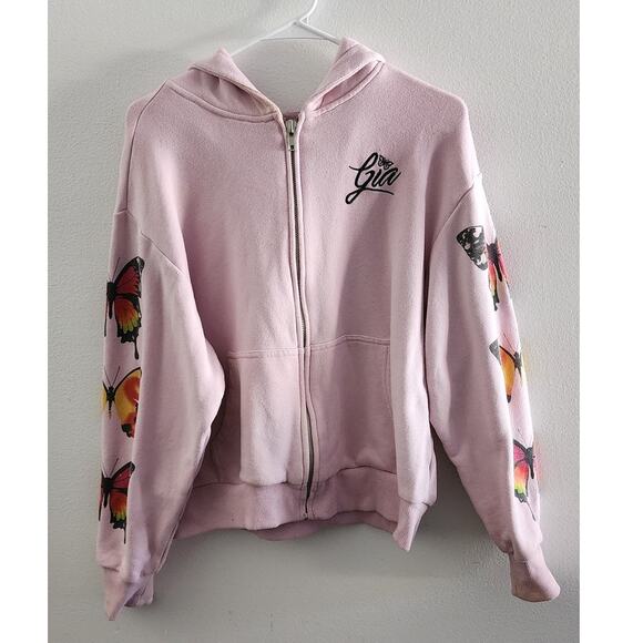 I.AM.GIA Aporia Full Zip Hoodie Light Pink XS - Picture 2 of 11